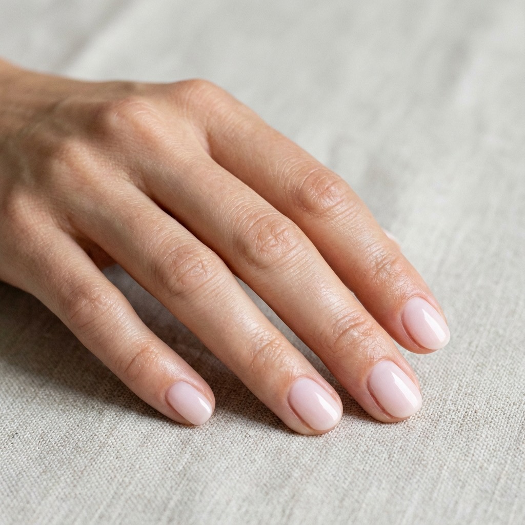 Round nail shape hero image