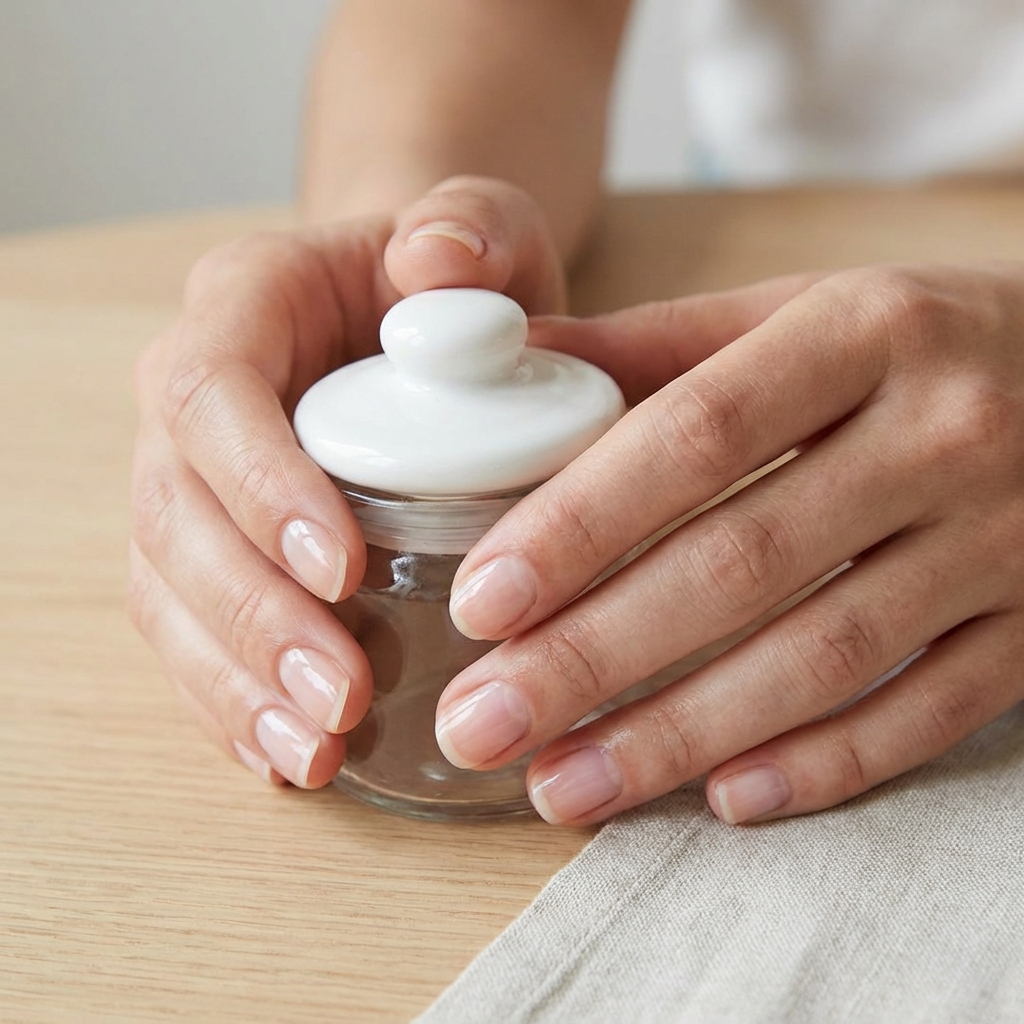 Clear Overlay - Natural nails with glossy finish