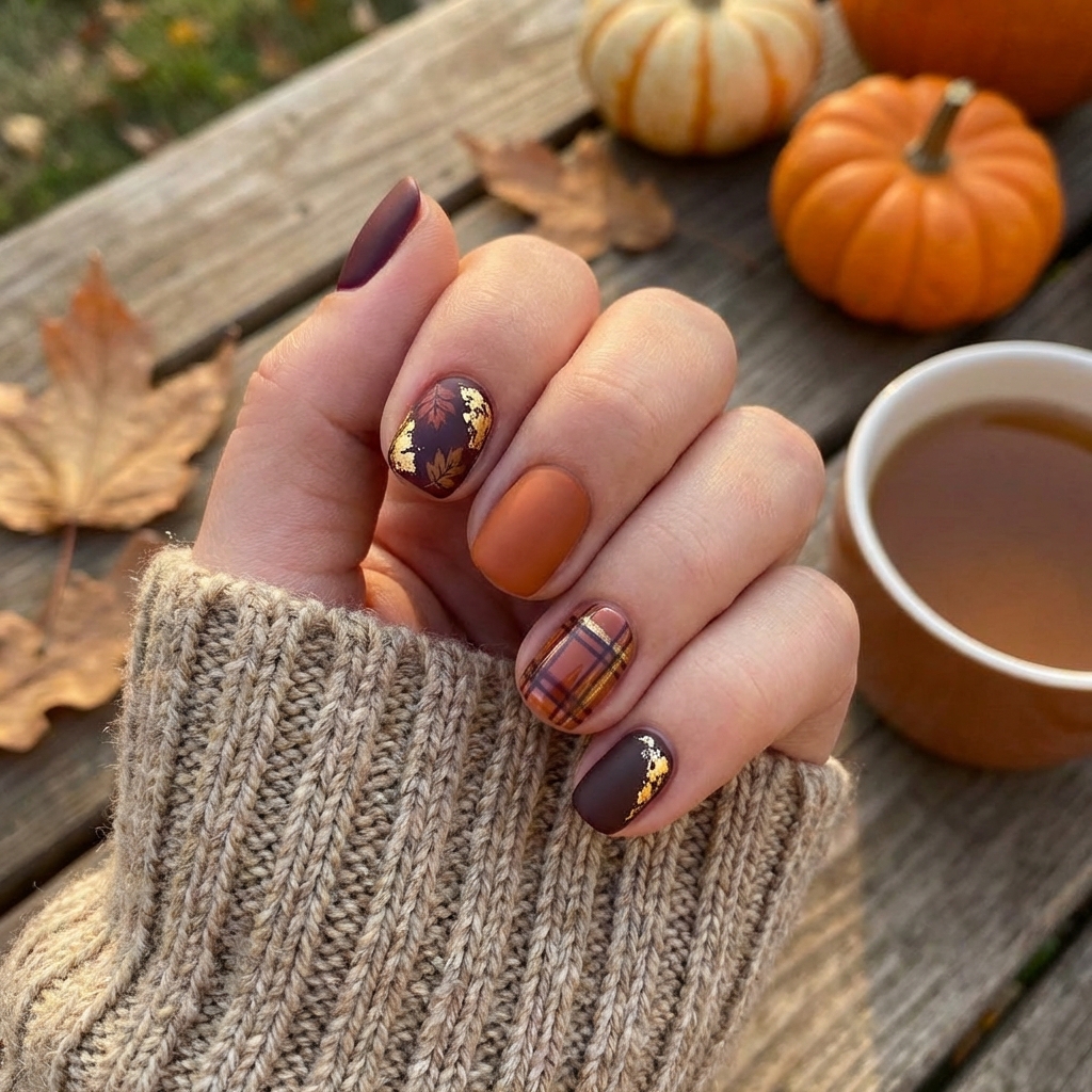 Fall Tones - Burgundy, gold, and rich colors